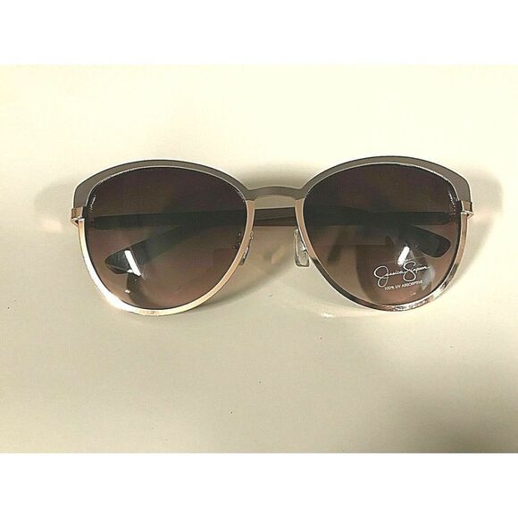 JESSICA SIMPSON J5316 Nude CAT EYE Womens Sunglasses Matte Nude Rose Gold $55+ - Picture 3 of 7